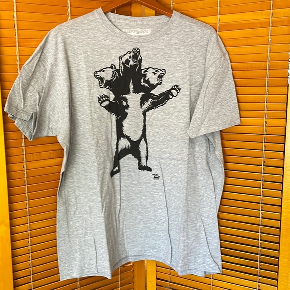 AMES Bros grey short sleeve tee shirt - Picture 1 of 4